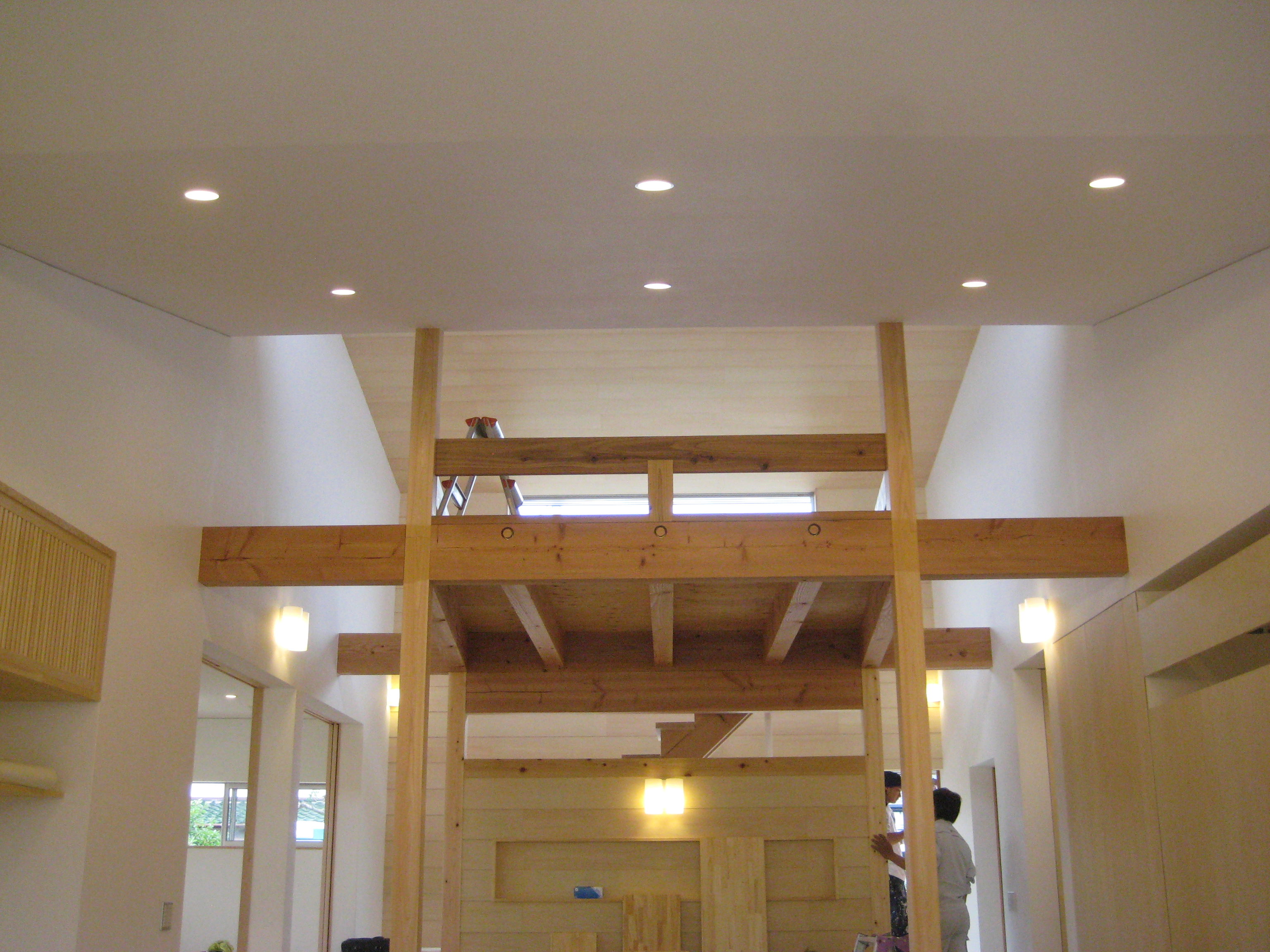 岐阜県羽島市「回光の家」木造住宅　平屋建+ロフト　オープンハウス