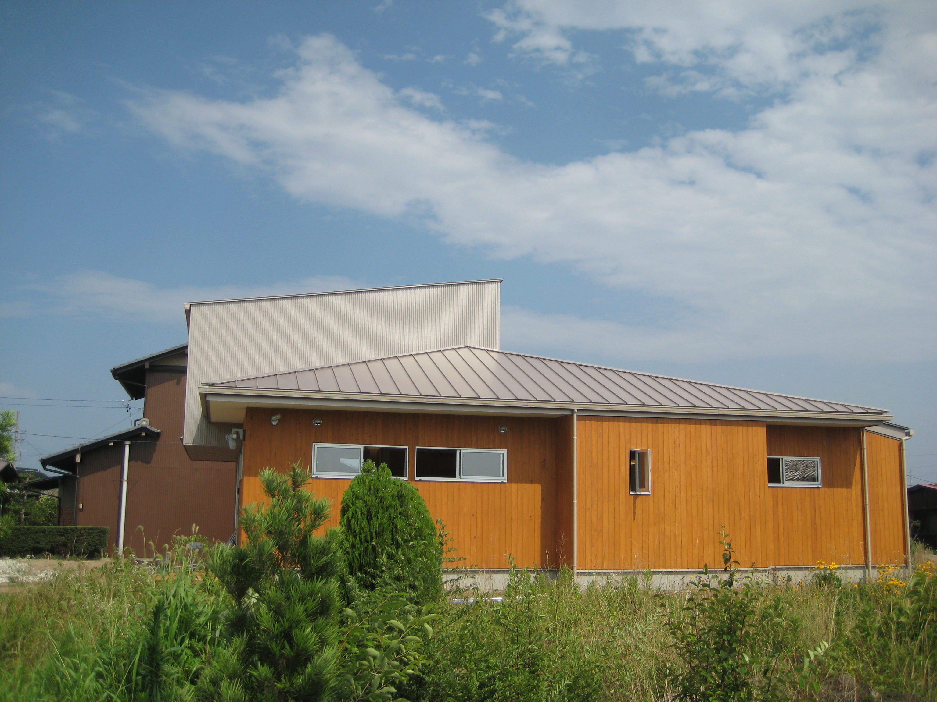 岐阜県羽島市「回光の家」木造住宅　平屋建て　オープンハウス