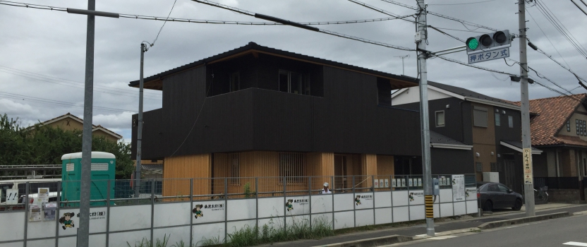 愛知県小牧市「桑原木材㈱モデルハウス」　国産材　木の家　木造現場
